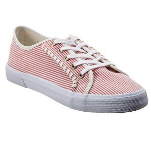 Jack Rogers Carter Seersucker Red White 7M NIB